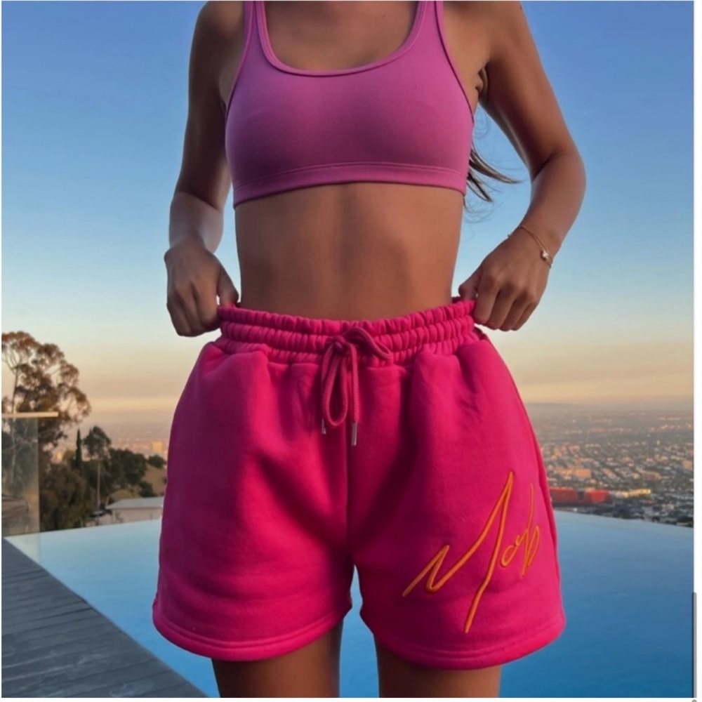 Strawberry Milk Mob - HOT PINK Cropped Zip and Short - Picture 9 of 9